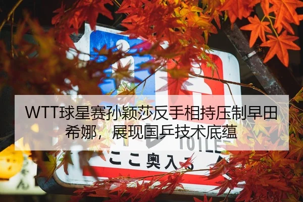 WTT球星赛孙颖莎反手相持压制早田希娜，展现国乒技术底蕴